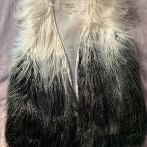 Tri-Colored Fur Vest